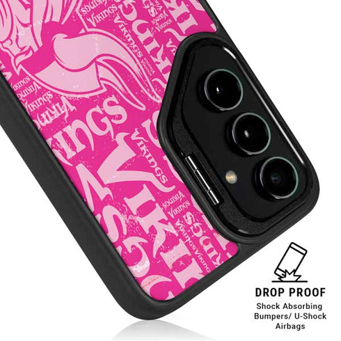 NFL Minnesota Vikings - Blast Pink Galaxy S25 Kickstand Case